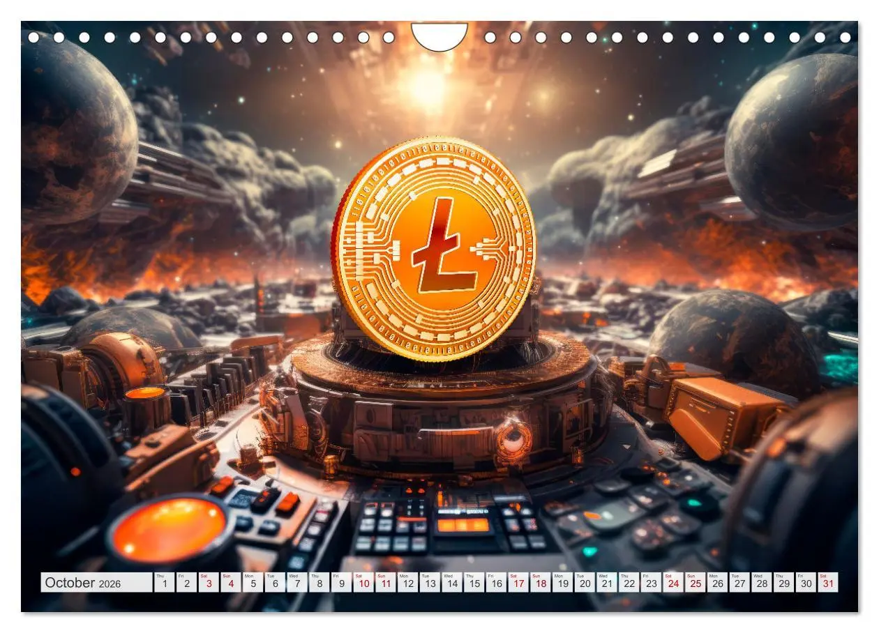 Bild: 9783516540215 | Crypto and Blockchain THE FUTURE HAS BEGUN (Wall Calendar 2026 DIN...