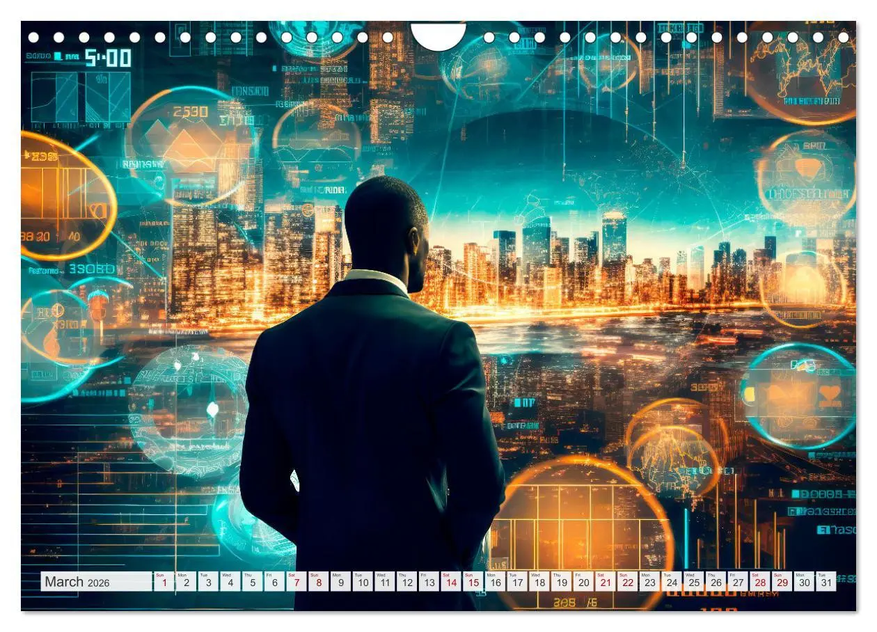 Bild: 9783516540215 | Crypto and Blockchain THE FUTURE HAS BEGUN (Wall Calendar 2026 DIN...