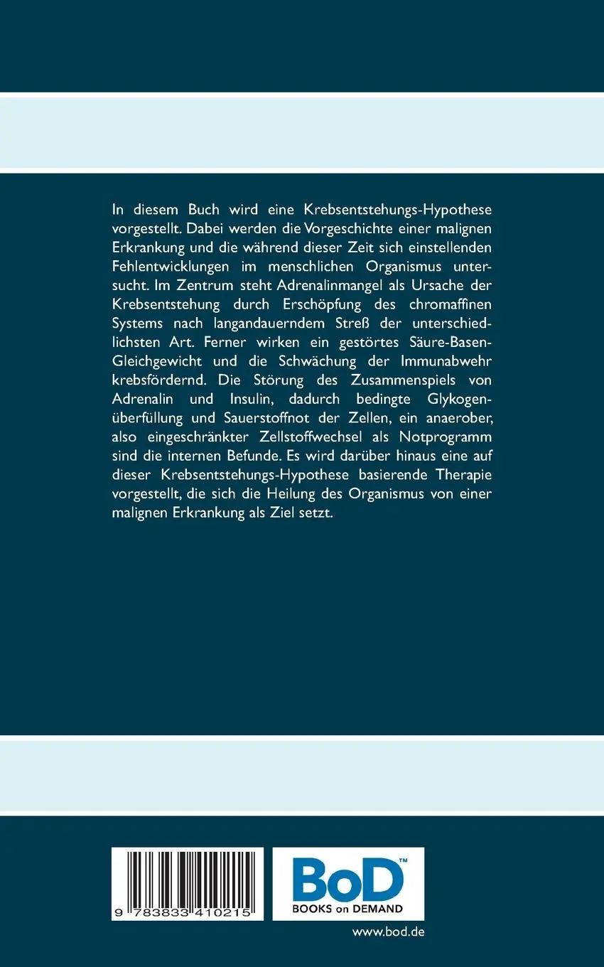 Rückseite: 9783833410215 | Diagnose: Krebs | Waltraut Fryda | Taschenbuch | 104 S. | Deutsch