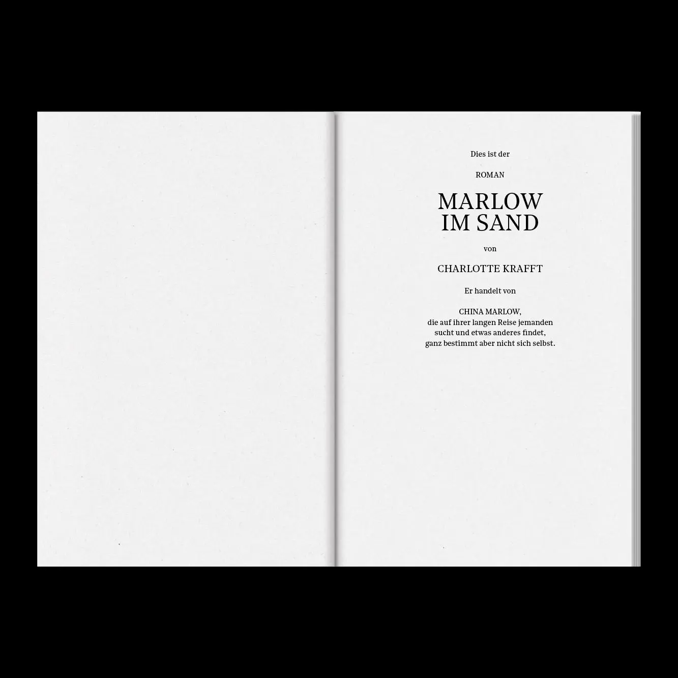 Bild: 9783982460215 | Marlow im Sand | Die Unveränderlichen | Charlotte Krafft | Taschenbuch