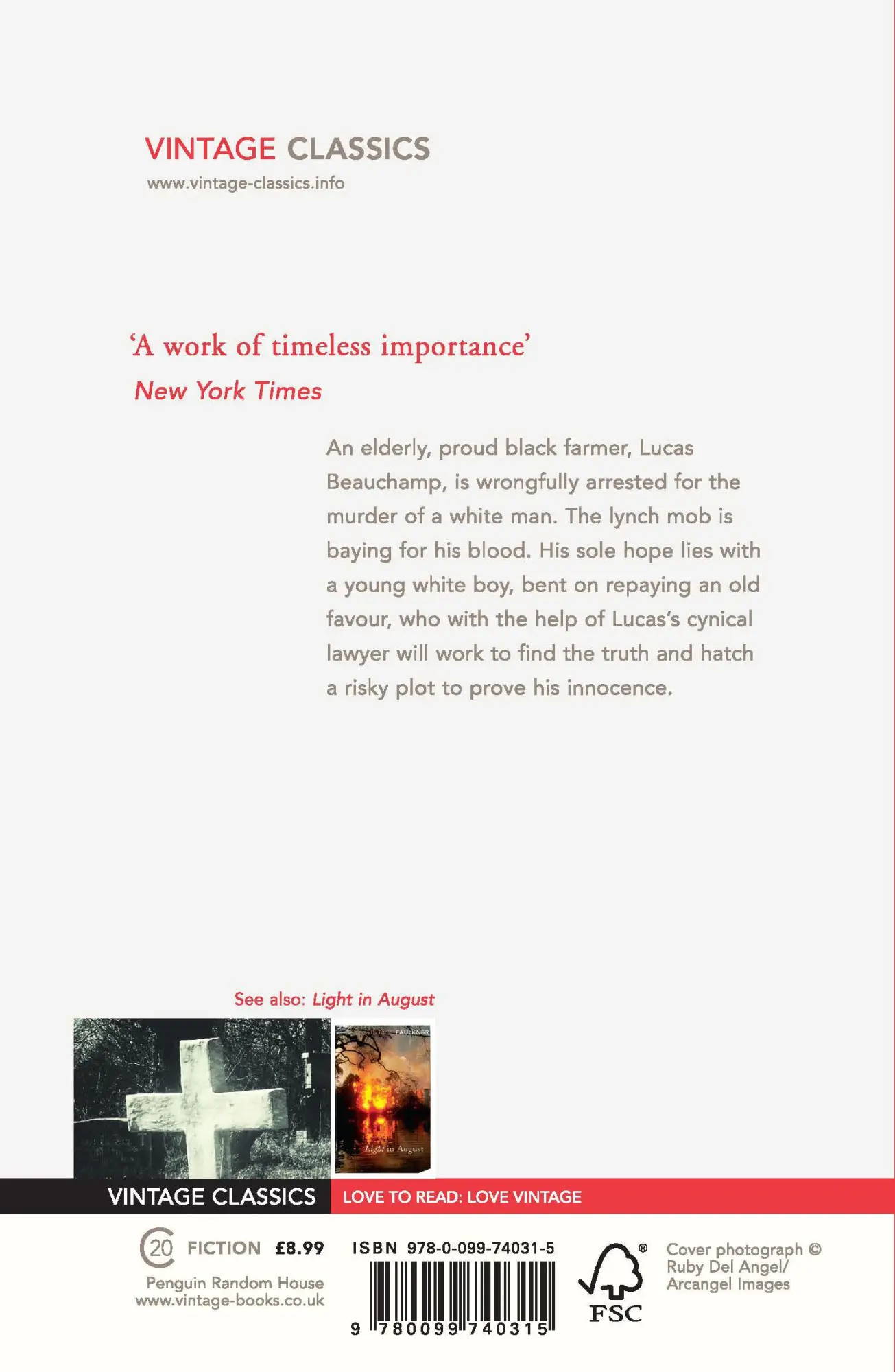 Rückseite: 9780099740315 | Intruder in the Dust | William Faulkner | Taschenbuch | Englisch