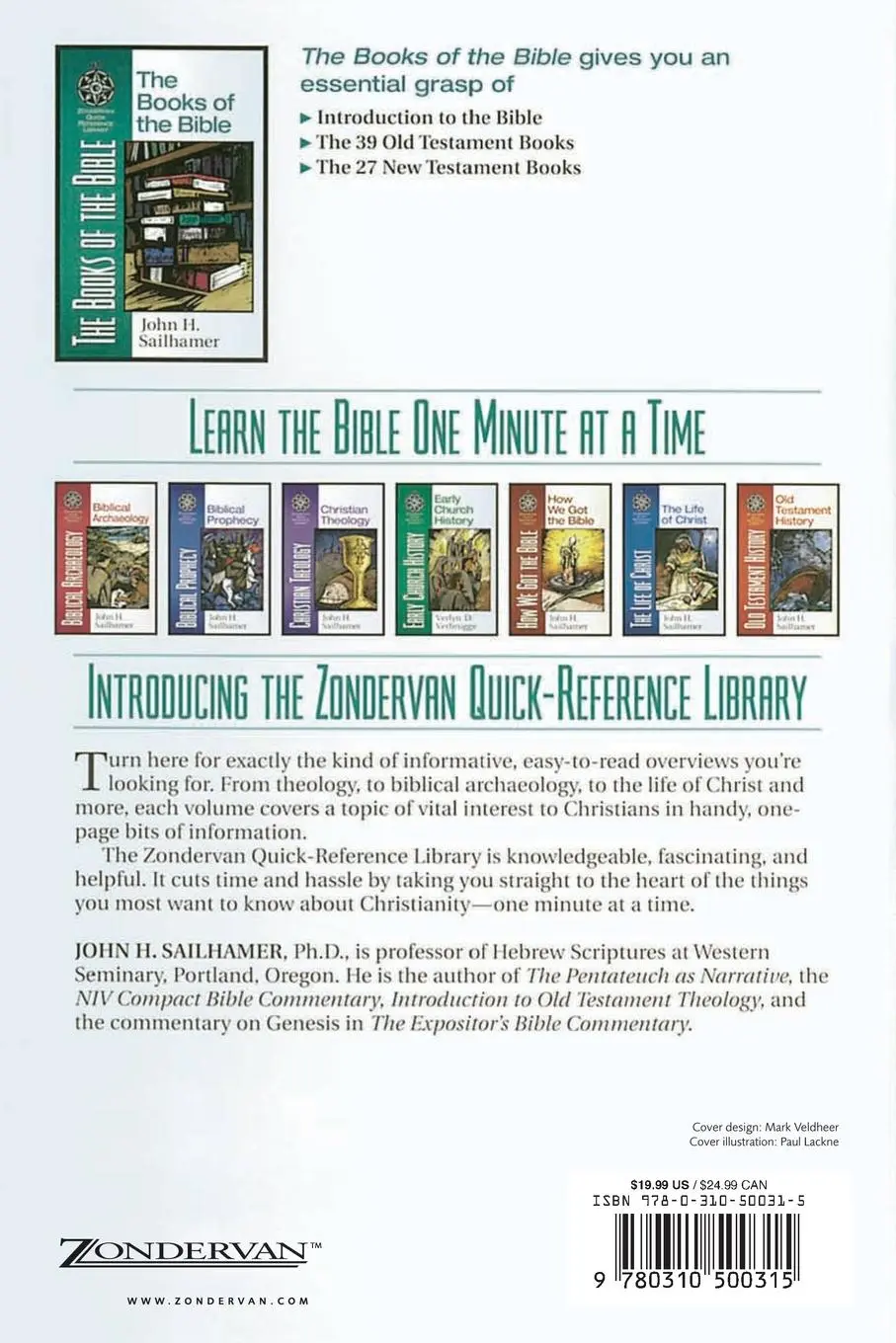 Rückseite: 9780310500315 | The Books of the Bible | John Sailhamer (u. a.) | Taschenbuch | 1998