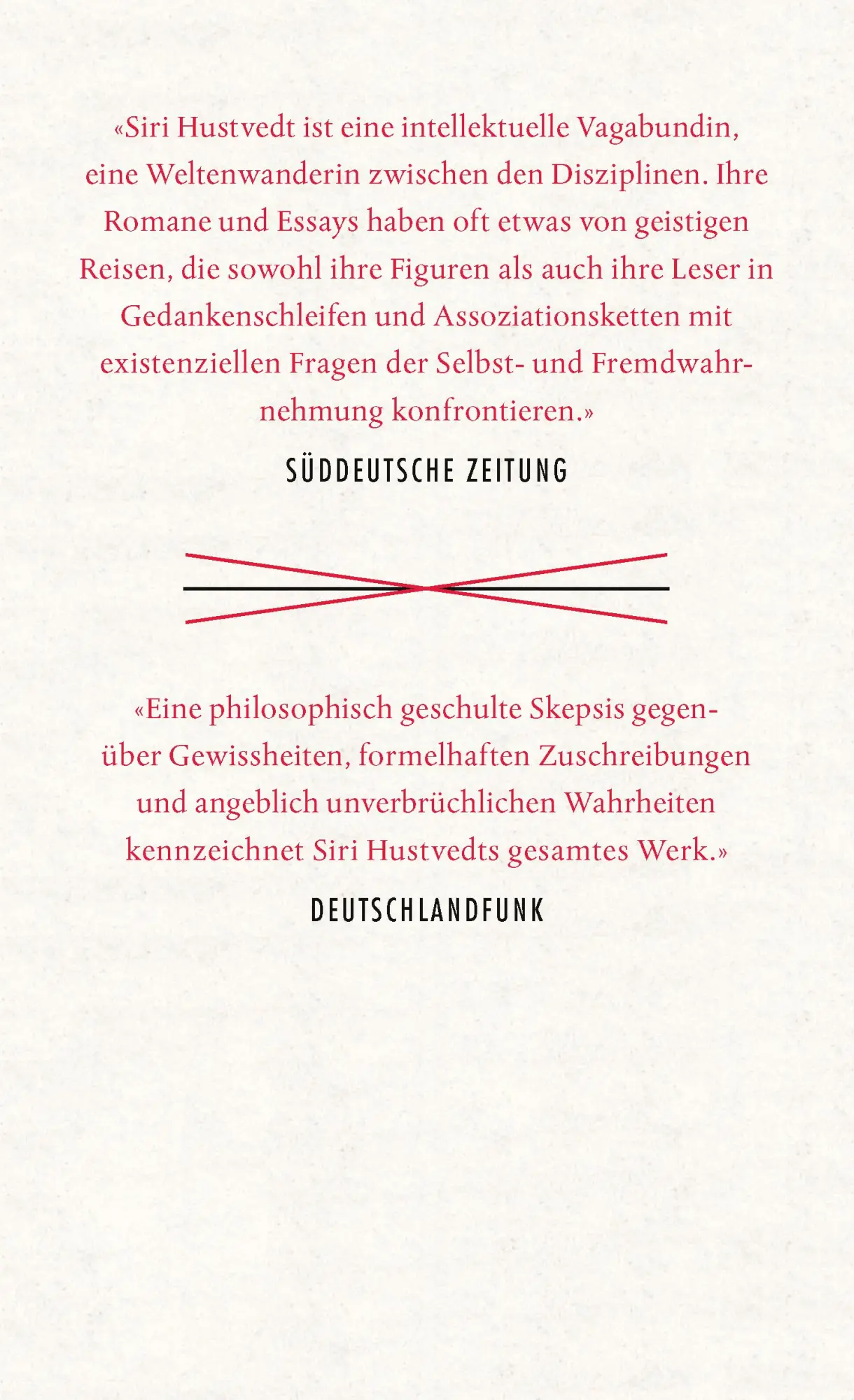 Rückseite: 9783498030315 | Eine Frau schaut auf Männer, die auf Frauen schauen | Siri Hustvedt