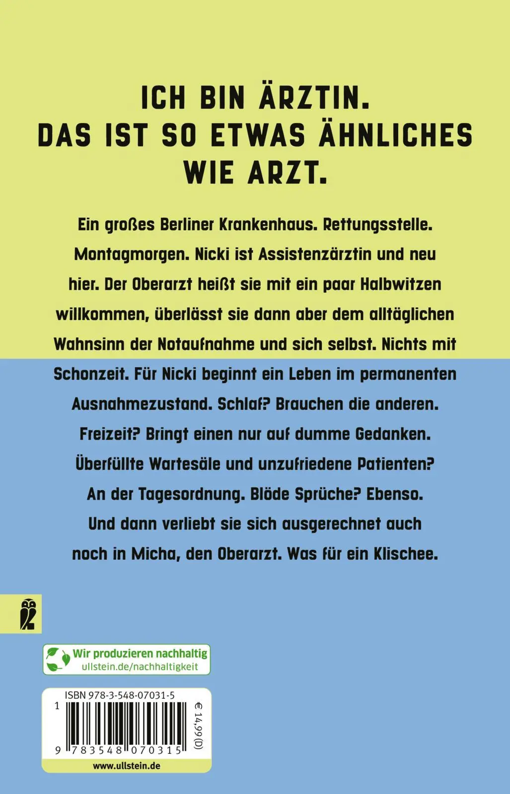 Rückseite: 9783548070315 | Staying Alive | Eva Mirasol | Taschenbuch | 336 S. | Deutsch | 2025