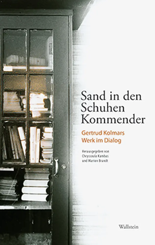 Cover: 9783835310315 | Sand in den Schuhen Kommender | Gertrud Kolmars Werk im Dialog | Buch