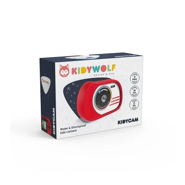 Bild: 5407009180415 | KIDYWOLF Foto- und Videokamera rot | Kamera | 418041 | 2024 | KIDYWOLF