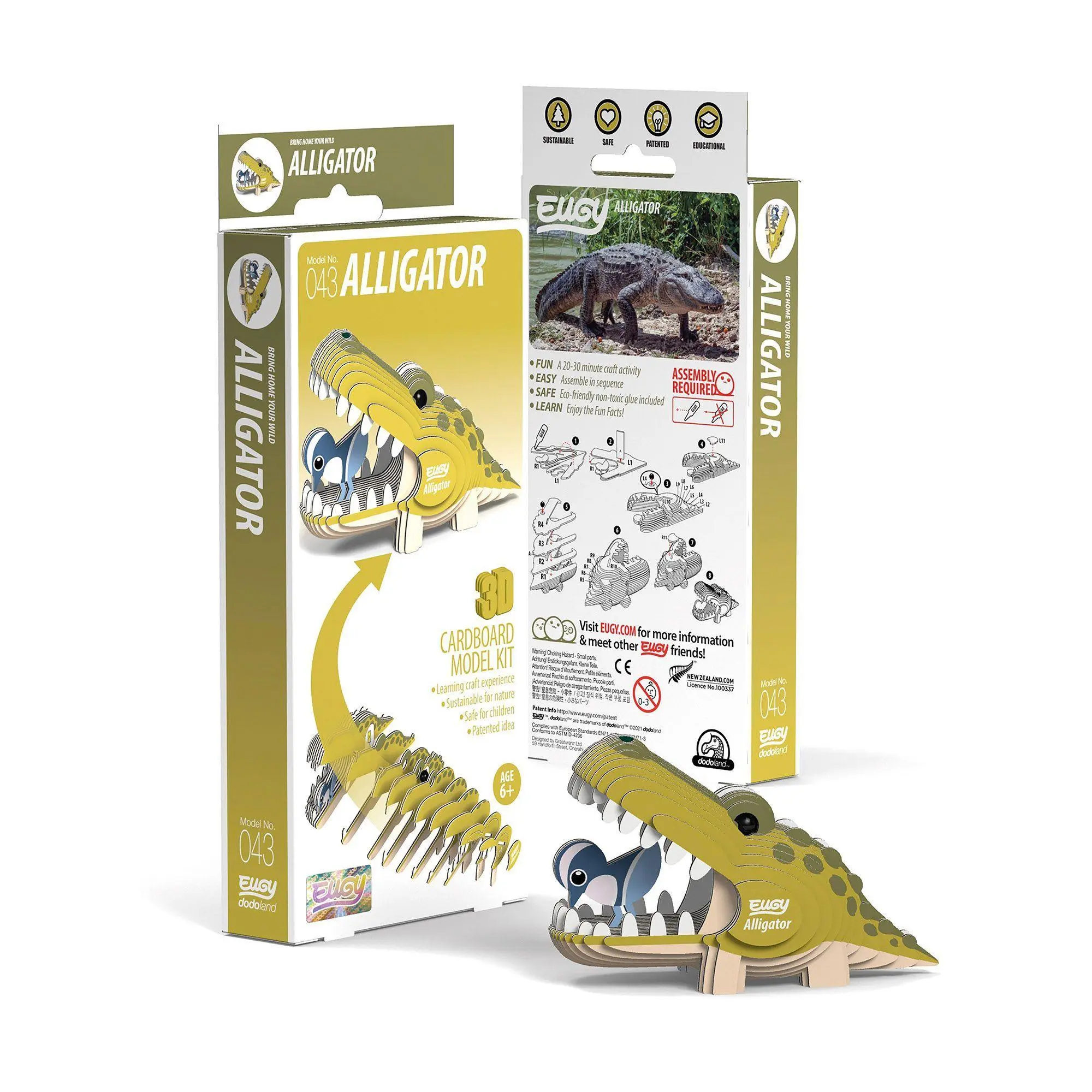 Cover: 9421035150415 | EUGY - 3D Bastelset Alligator | Eugy | Spiel | 650043 | Deutsch | 2023