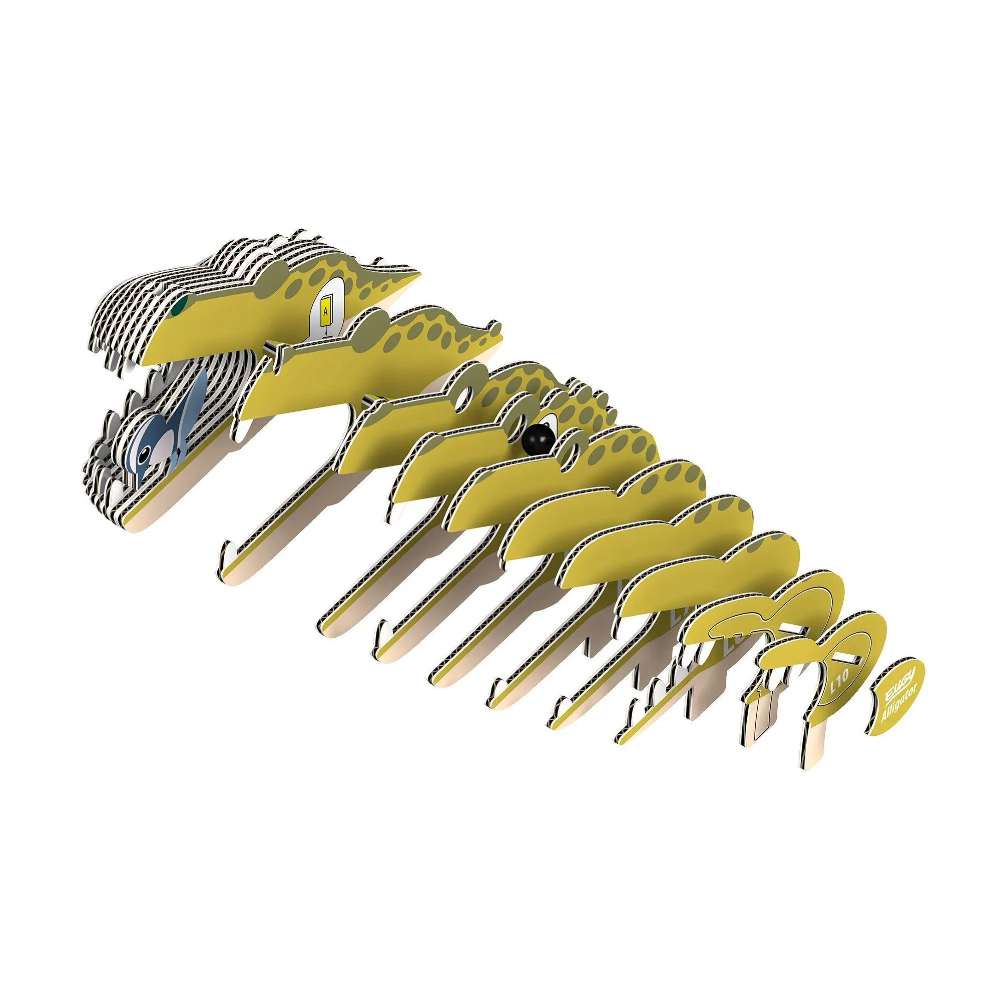 Bild: 9421035150415 | EUGY - 3D Bastelset Alligator | Eugy | Spiel | 650043 | Deutsch | 2023