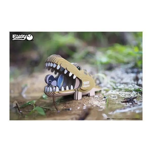 Bild: 9421035150415 | EUGY - 3D Bastelset Alligator | Eugy | Spiel | 650043 | Deutsch | 2023