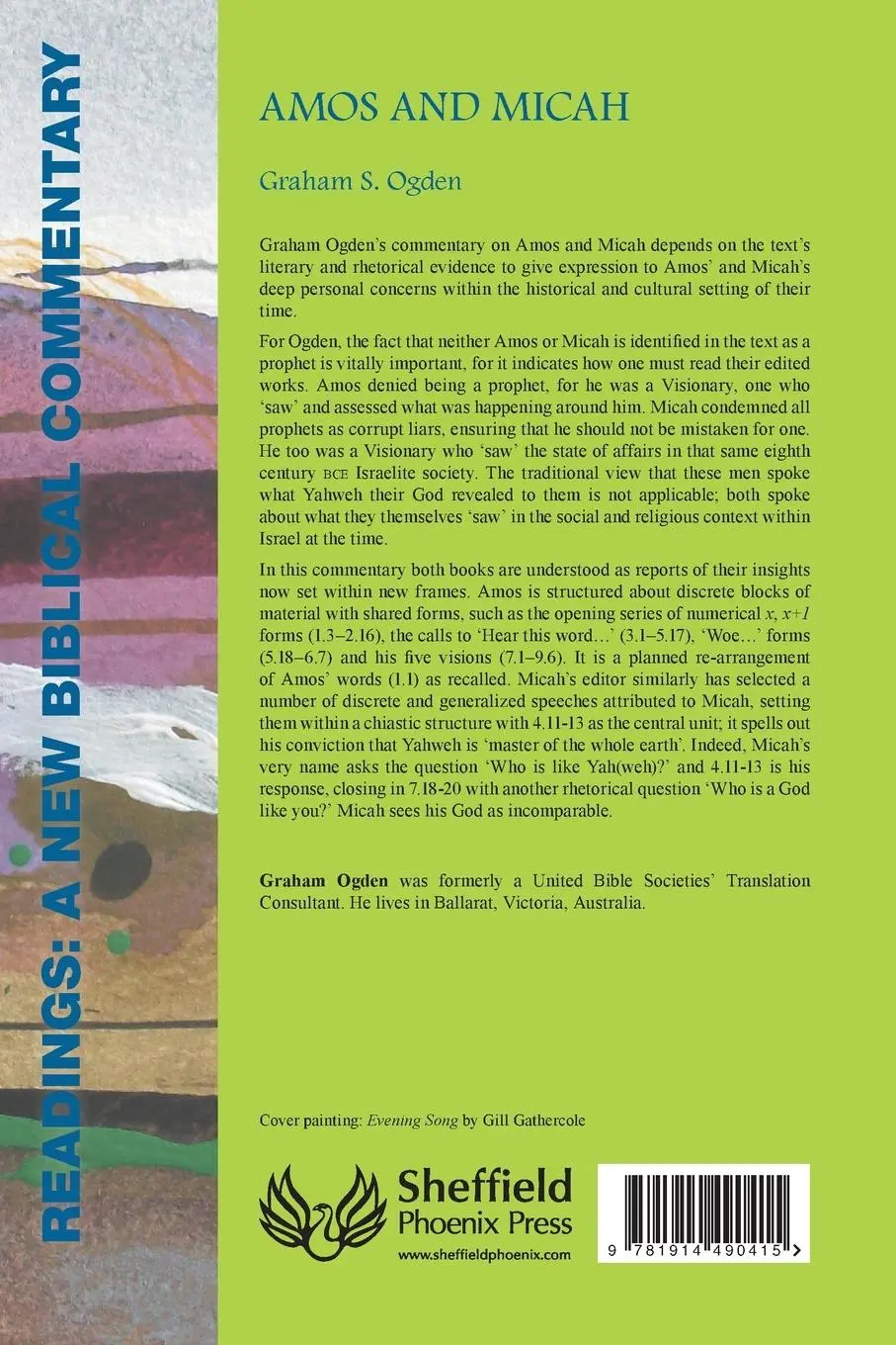 Rückseite: 9781914490415 | Amos and Micah | Graham S Ogden | Taschenbuch | Englisch | 2024