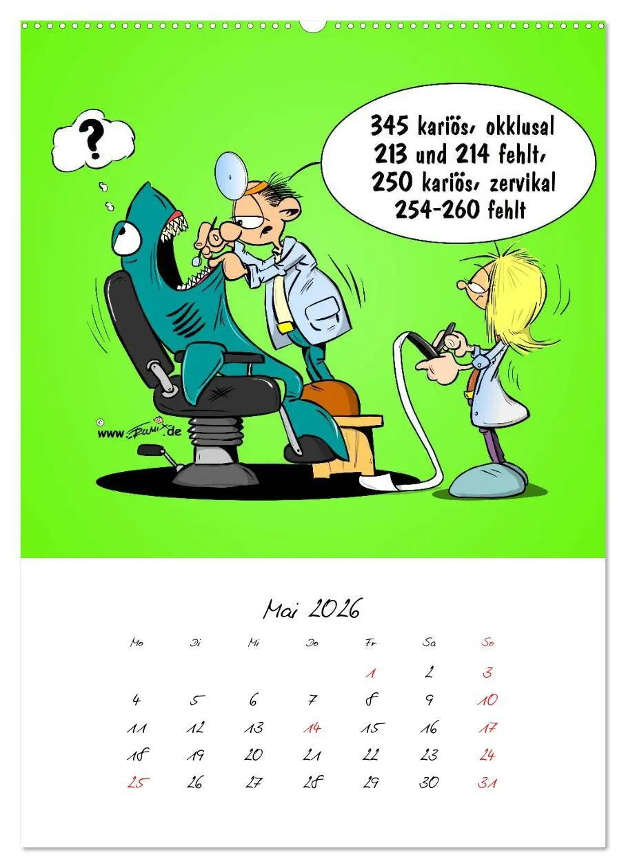 Bild: 9783516450415 | Trumix Cartoons - Gesundheit (Wandkalender 2026 DIN A2 hoch),...