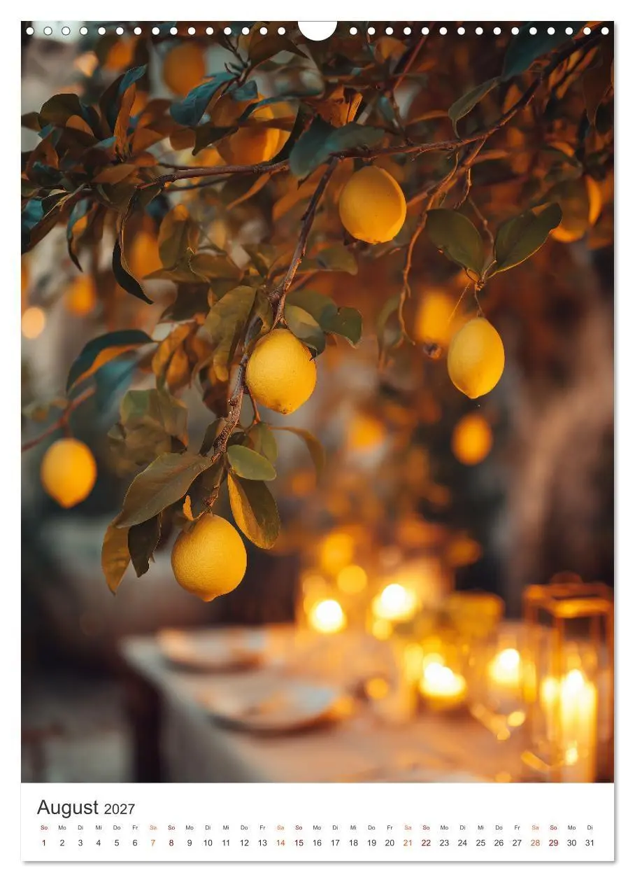 Bild: 9783516760415 | Zitronen &amp; Sonne (Wandkalender 2027 DIN A3 hoch), CALVENDO...
