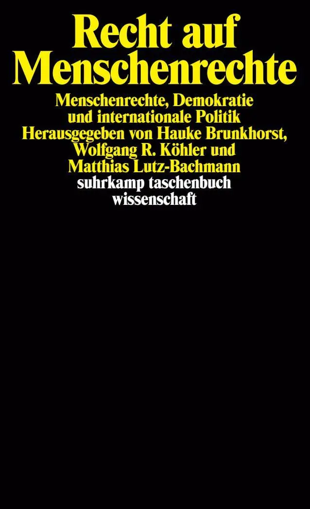 Cover: 9783518290415 | Recht auf Menschenrechte | Matthias Lutz-Bachmann (u. a.) | Buch