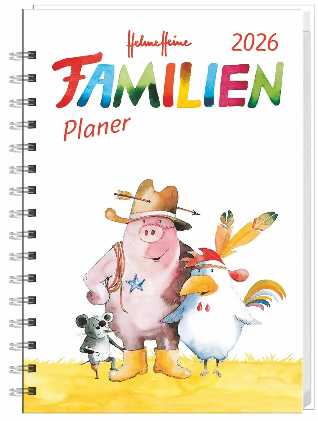 Cover: 9783756410415 | Helme Heine: Familienplaner-Buch A5 2026 | Heine Helme | Taschenbuch