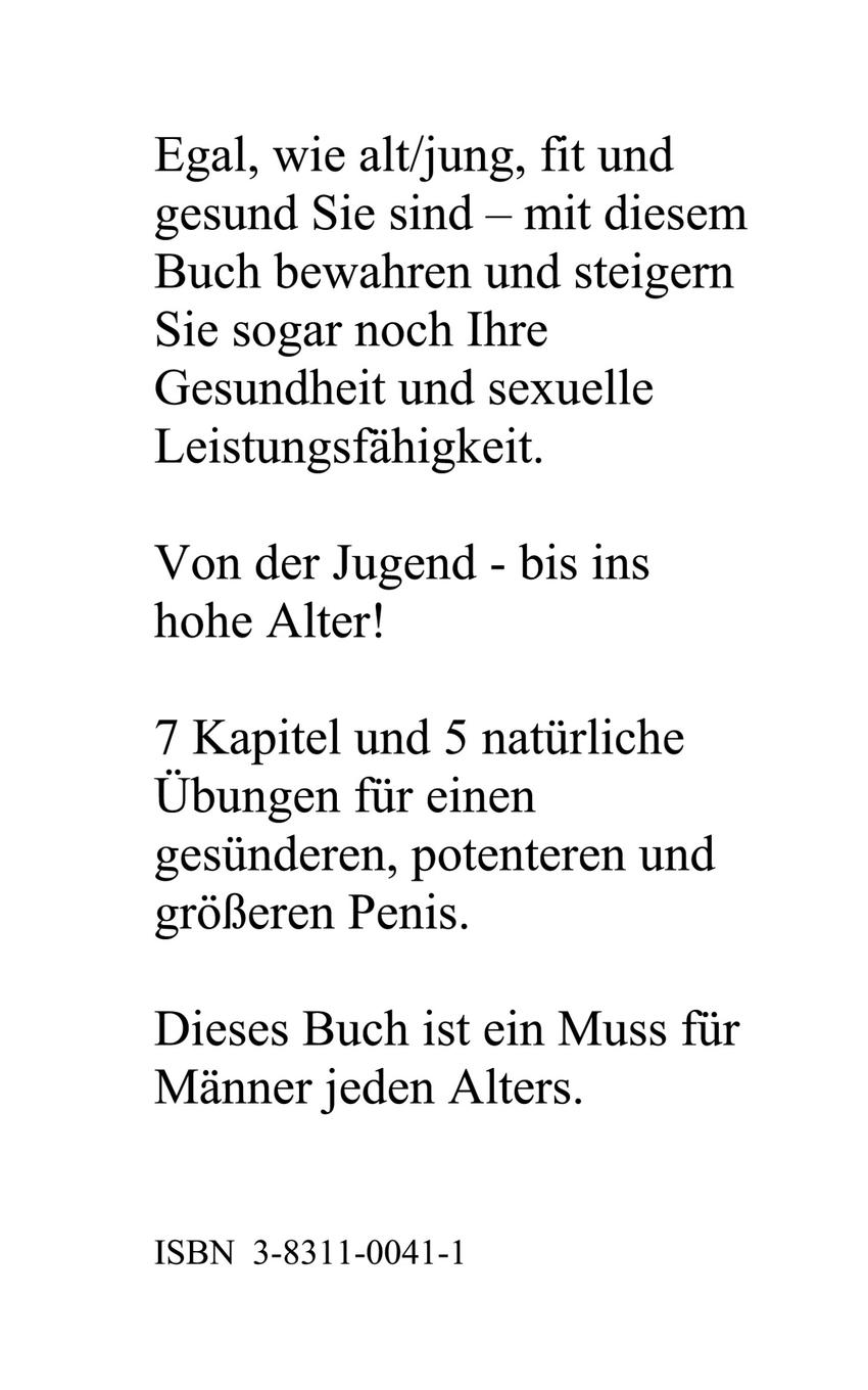 Rückseite: 9783831100415 | Power Penis | Waldemar Gangkover | Taschenbuch | 80 S. | Deutsch