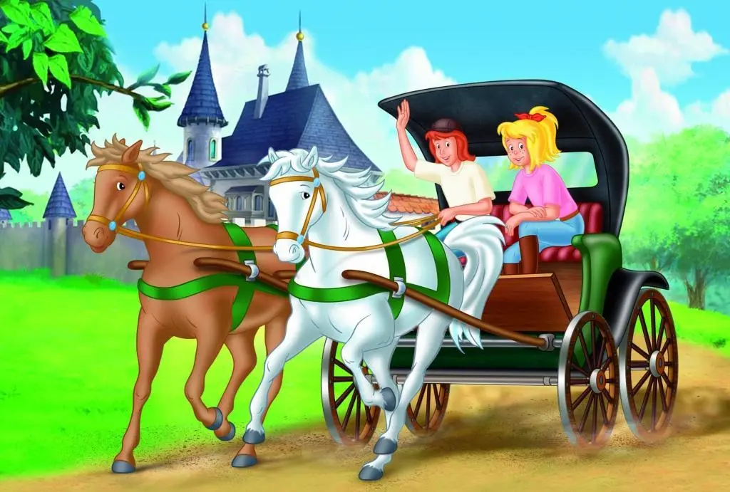 Bild: 4001504560515 | Bibi &amp; Tina, Kutschfahrt, 150 Teile | Spiel | 56051 | Deutsch | 2013