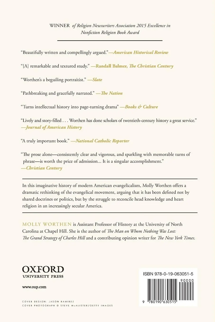 Rückseite: 9780190630515 | Apostles of Reason | Molly Worthen | Taschenbuch | Englisch | 2016