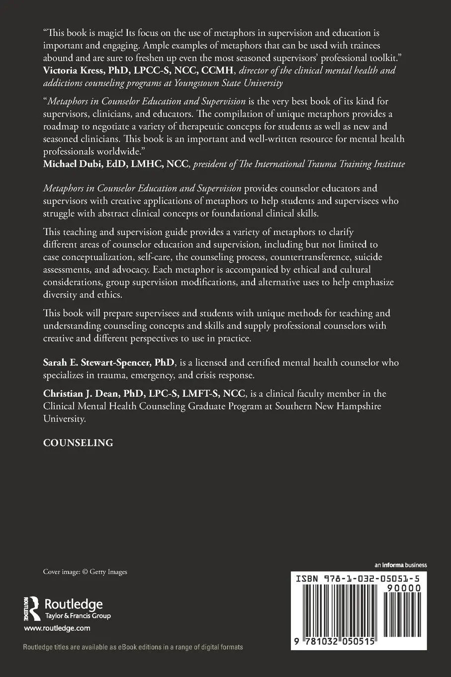 Rückseite: 9781032050515 | Metaphors in Counselor Education and Supervision | Taschenbuch | 2021