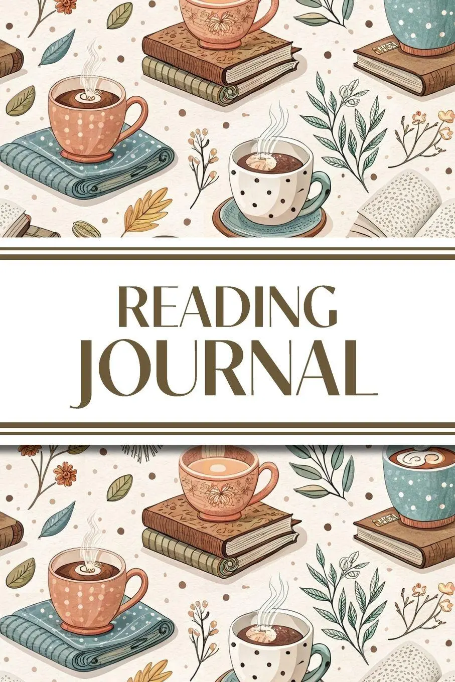 Cover: 9781834120515 | Reading Journal (Cozy Blankets, Books, and Hot Chocolate) | Stationery