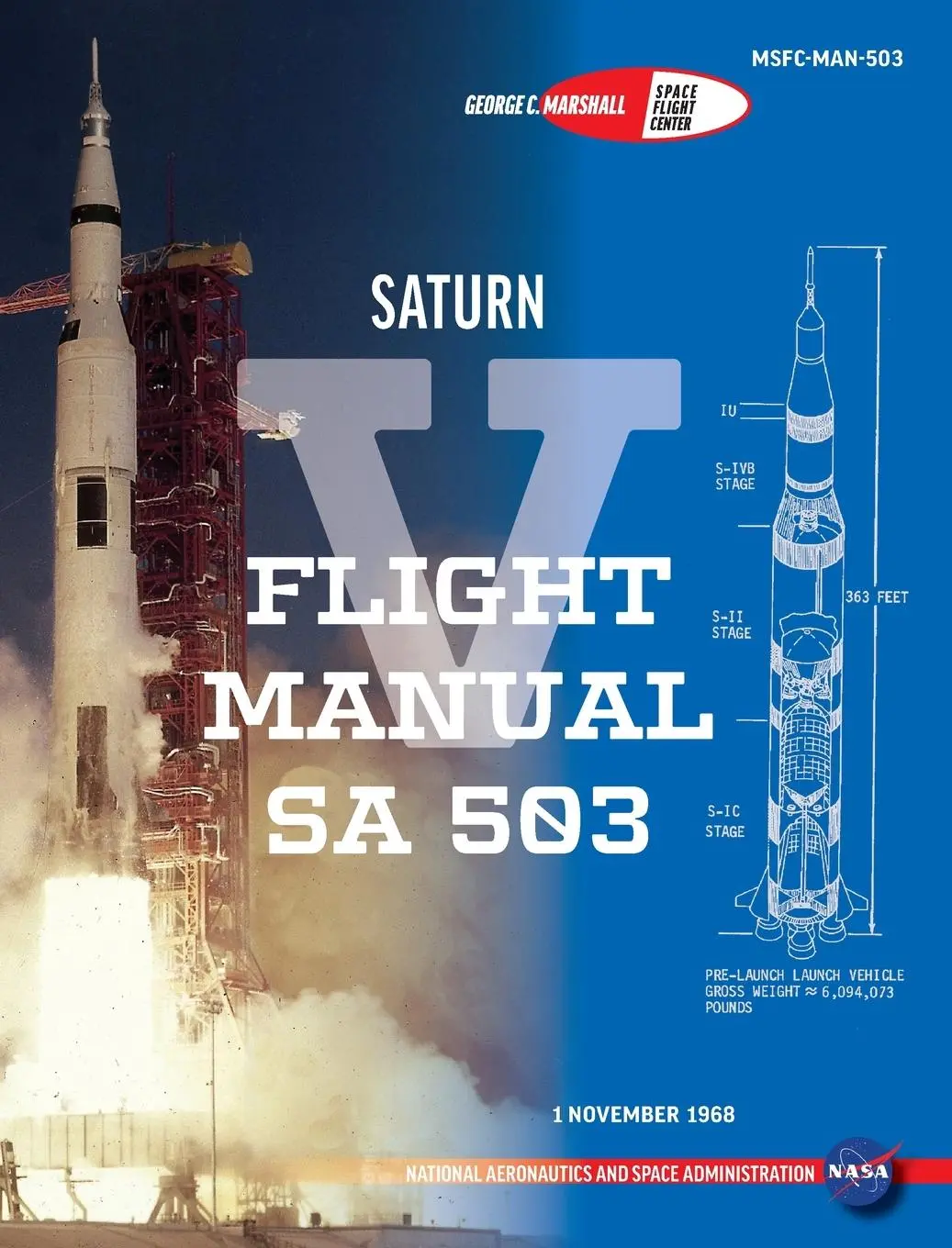 Cover: 9781839310515 | Saturn V Flight Manual Sa 503 | Nasa | Buch | Englisch | 2012