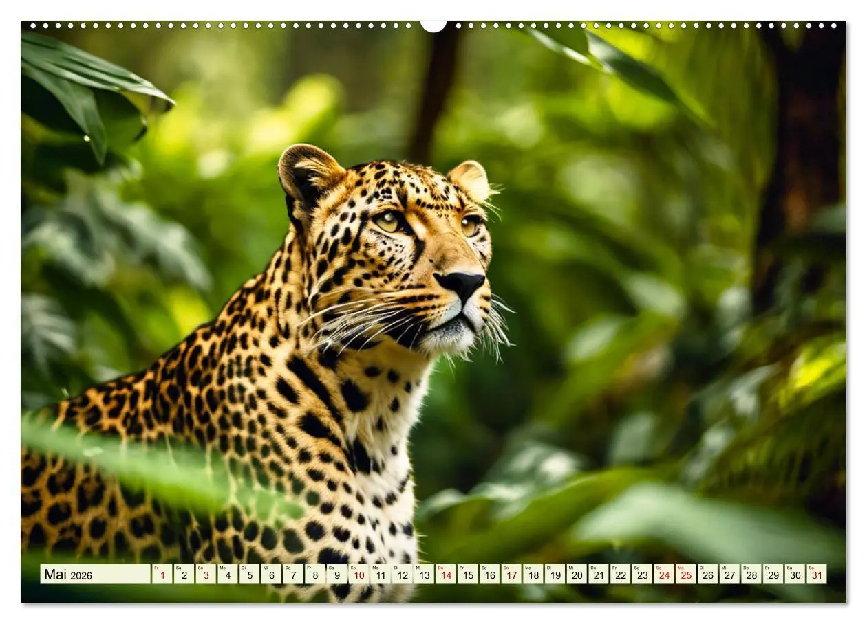 Bild: 9783457420515 | Gefleckte Jäger (Wandkalender 2026 DIN A2 quer), CALVENDO...