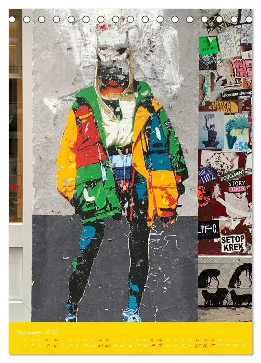 Bild: 9783516370515 | LOVE HAMBURG - STREET ART (Tischkalender 2026 DIN A5 hoch),...