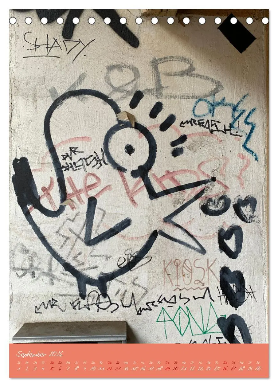 Bild: 9783516370515 | LOVE HAMBURG - STREET ART (Tischkalender 2026 DIN A5 hoch),...