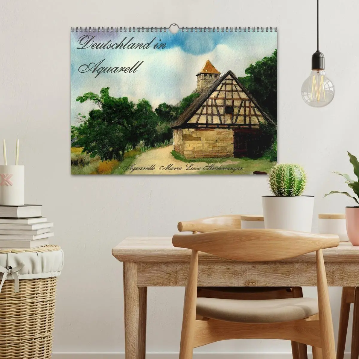 Bild: 9783594110515 | Deutschland in Aquarell (Wandkalender 2027 DIN A3 quer), CALVENDO...