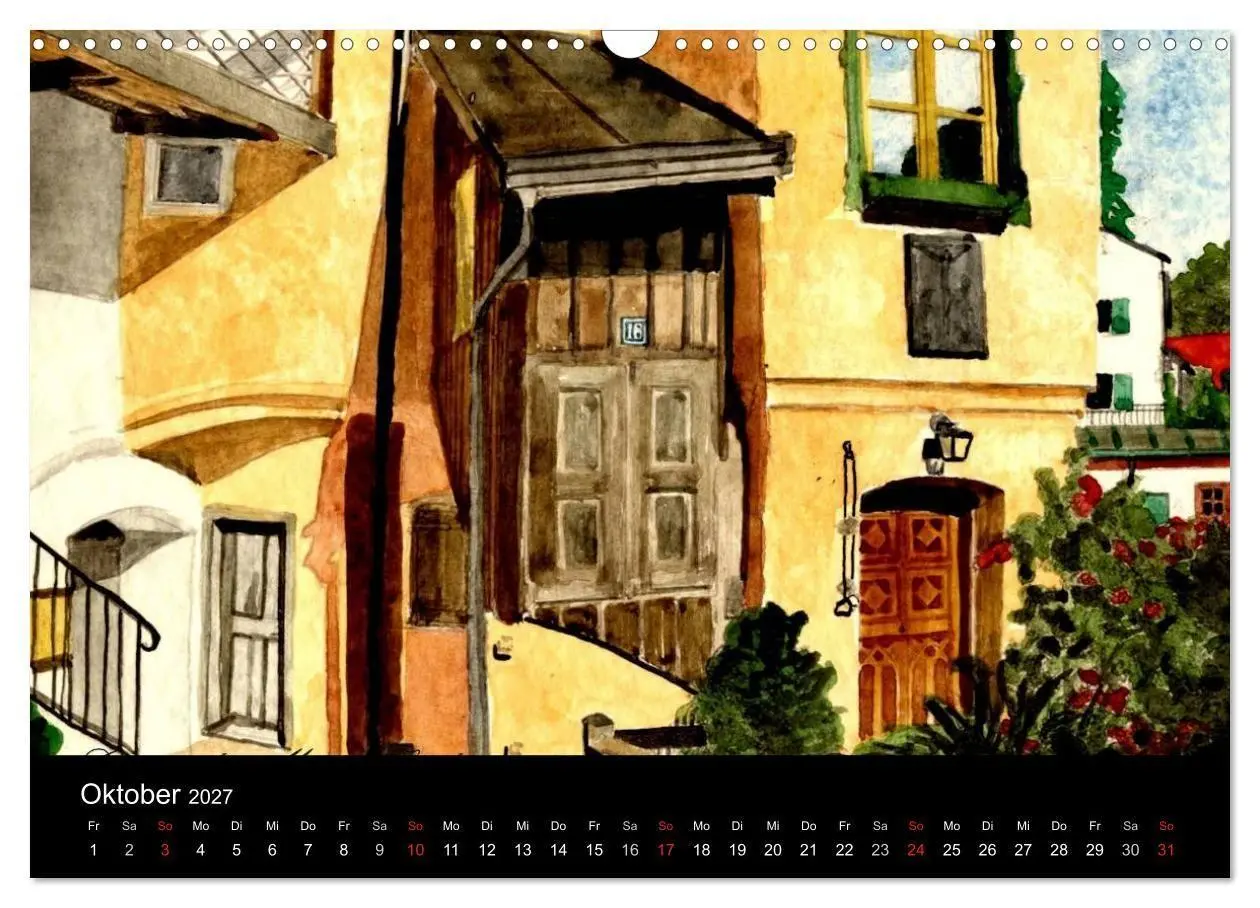 Bild: 9783594110515 | Deutschland in Aquarell (Wandkalender 2027 DIN A3 quer), CALVENDO...