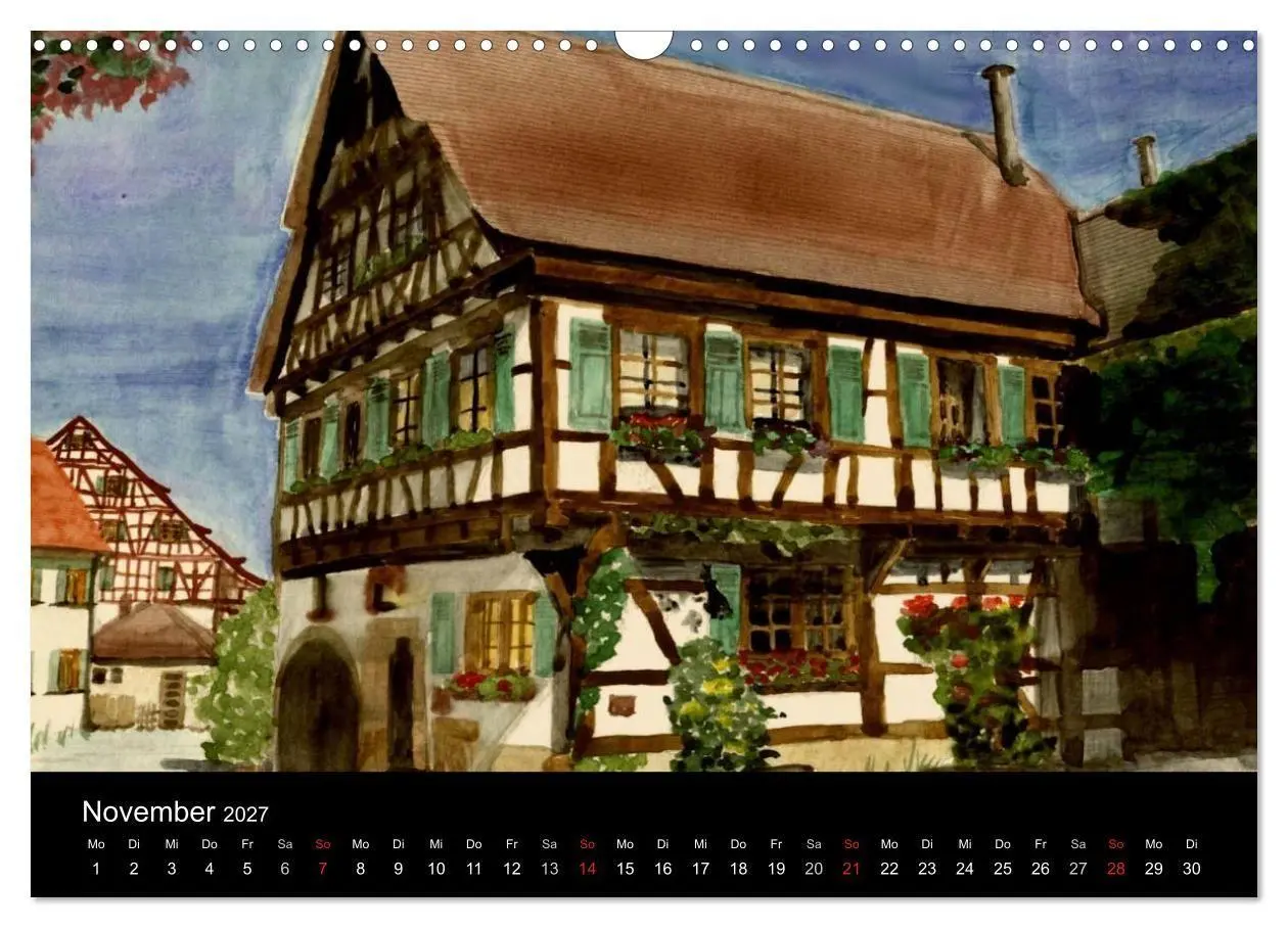Bild: 9783594110515 | Deutschland in Aquarell (Wandkalender 2027 DIN A3 quer), CALVENDO...