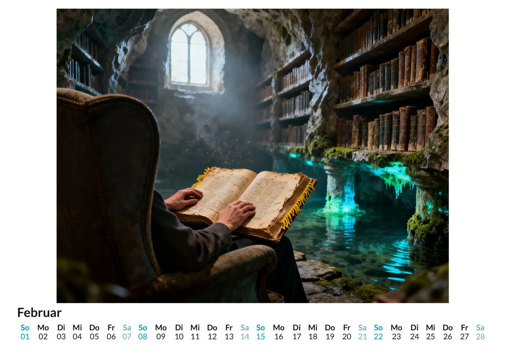 Bild: 9783695330515 | Welt der Bibliotheken &amp; Bücher | Amelia Keller | Kalender | Deutsch