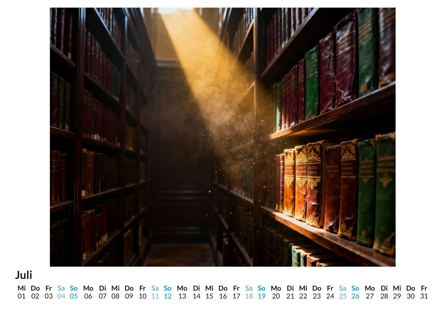 Bild: 9783695330515 | Welt der Bibliotheken &amp; Bücher | Amelia Keller | Kalender | Deutsch