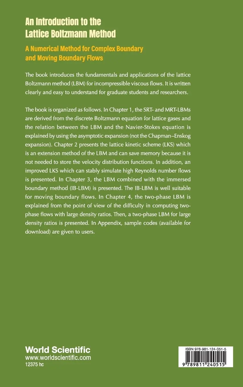 Rückseite: 9789811240515 | INTRODUCTION TO THE LATTICE BOLTZMANN METHOD, AN | Inamuro | Buch