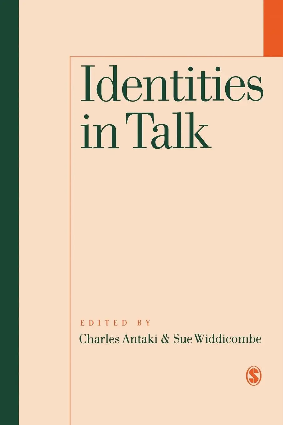 Cover: 9780761950615 | Identities in Talk | Charles Antaki (u. a.) | Taschenbuch | Englisch