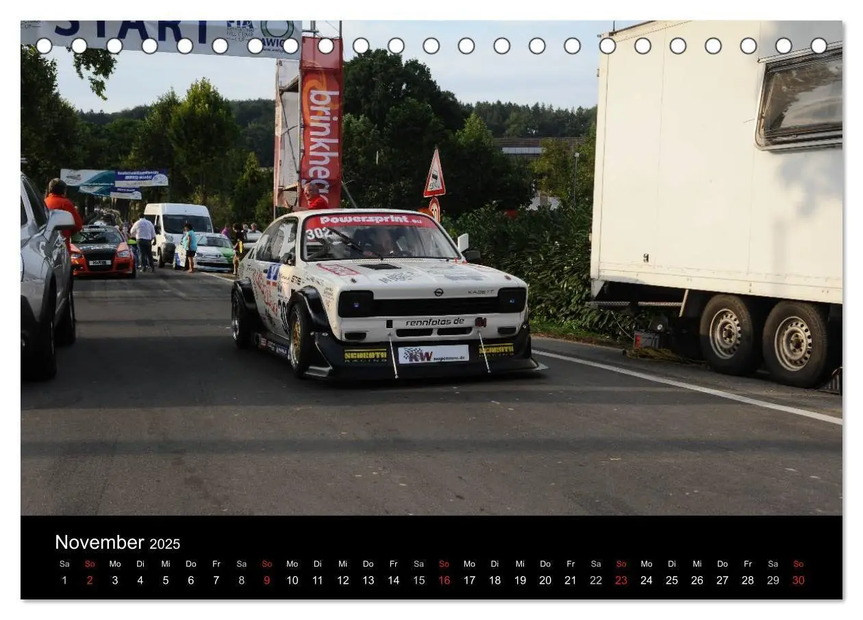 Bild: 9783435630615 | Bergrennen im Opel (Tischkalender 2025 DIN A5 quer), CALVENDO...