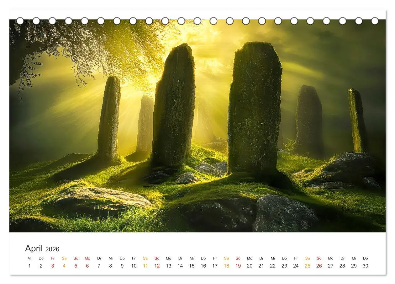 Bild: 9783457270615 | Magische Steine - Tor zur Anderswelt (Tischkalender 2026 DIN A5...