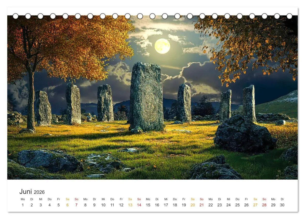 Bild: 9783457270615 | Magische Steine - Tor zur Anderswelt (Tischkalender 2026 DIN A5...