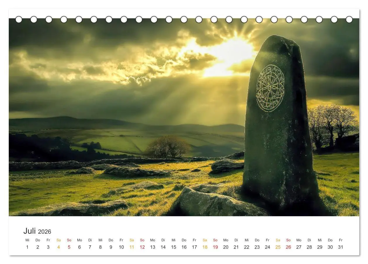 Bild: 9783457270615 | Magische Steine - Tor zur Anderswelt (Tischkalender 2026 DIN A5...