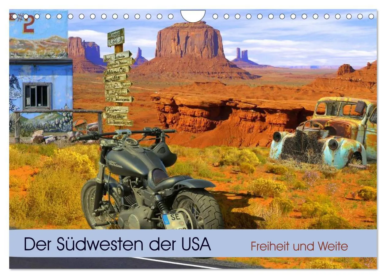 Cover: 9783457960615 | Der Südwesten der USA. Freiheit und Weite (Wandkalender 2026 DIN A4...
