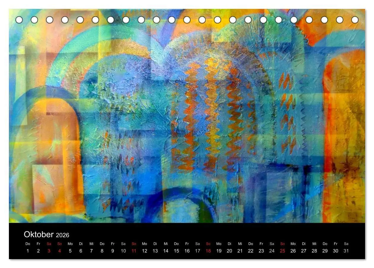 Bild: 9783516120615 | MEDIA-ART Der Kunstkalender (Tischkalender 2026 DIN A5 quer),...