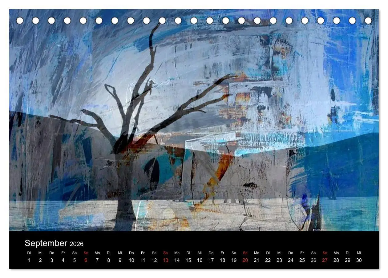 Bild: 9783516120615 | MEDIA-ART Der Kunstkalender (Tischkalender 2026 DIN A5 quer),...