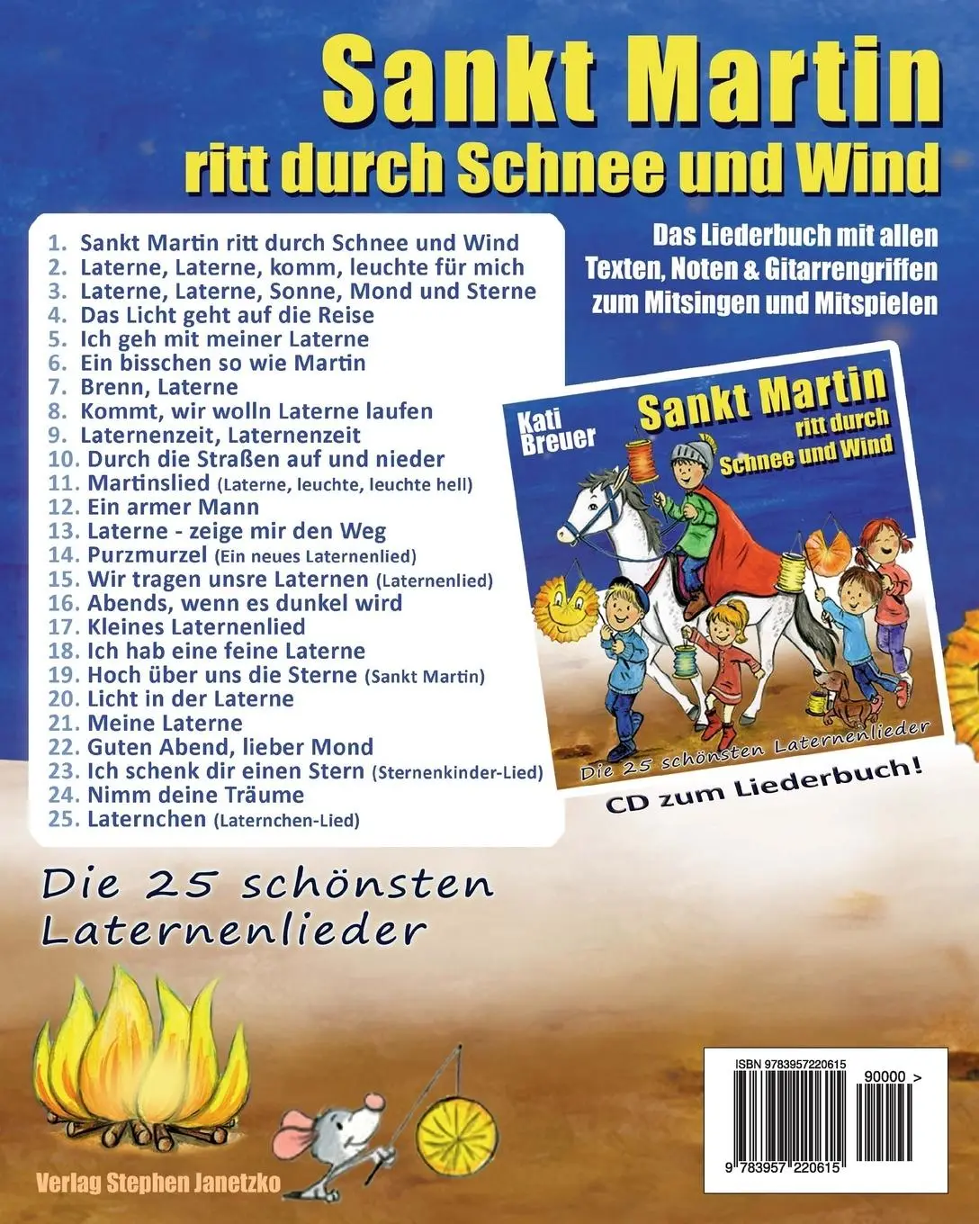 Rückseite: 9783957220615 | Sankt Martin ritt durch Schnee und Wind. Die 25 schönsten...