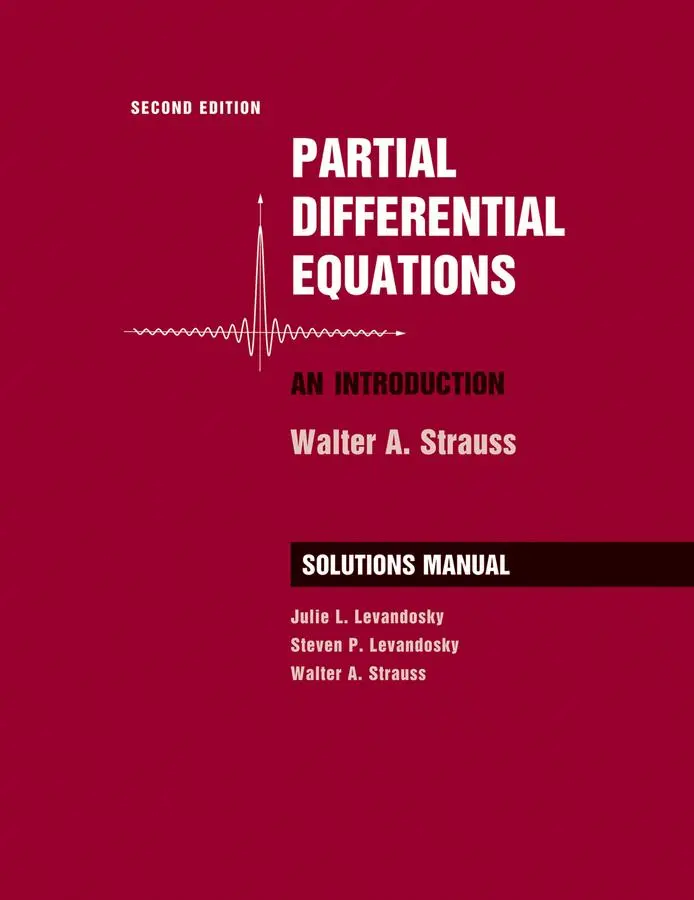 Cover: 9780470260715 | Partial Differential Equations: An Introduction, 2e Student...