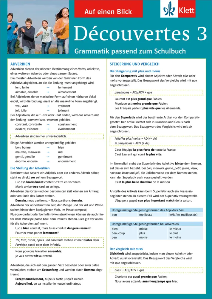 Cover: 9783129260715 | Auf einen Blick: Grammatik passend zum Schulbuch | Ursula Bachhausen