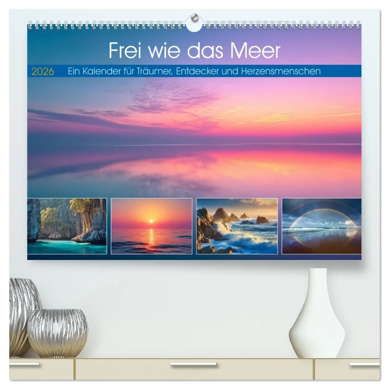 Cover: 9783516730715 | Frei wie das Meer (hochwertiger Premium Wandkalender 2026 DIN A2...