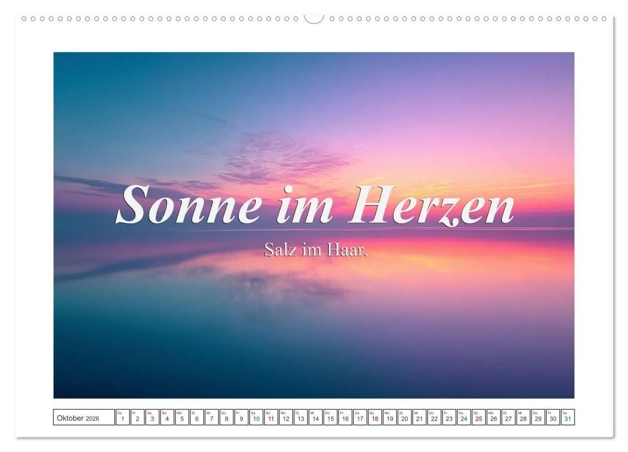 Bild: 9783516730715 | Frei wie das Meer (hochwertiger Premium Wandkalender 2026 DIN A2...