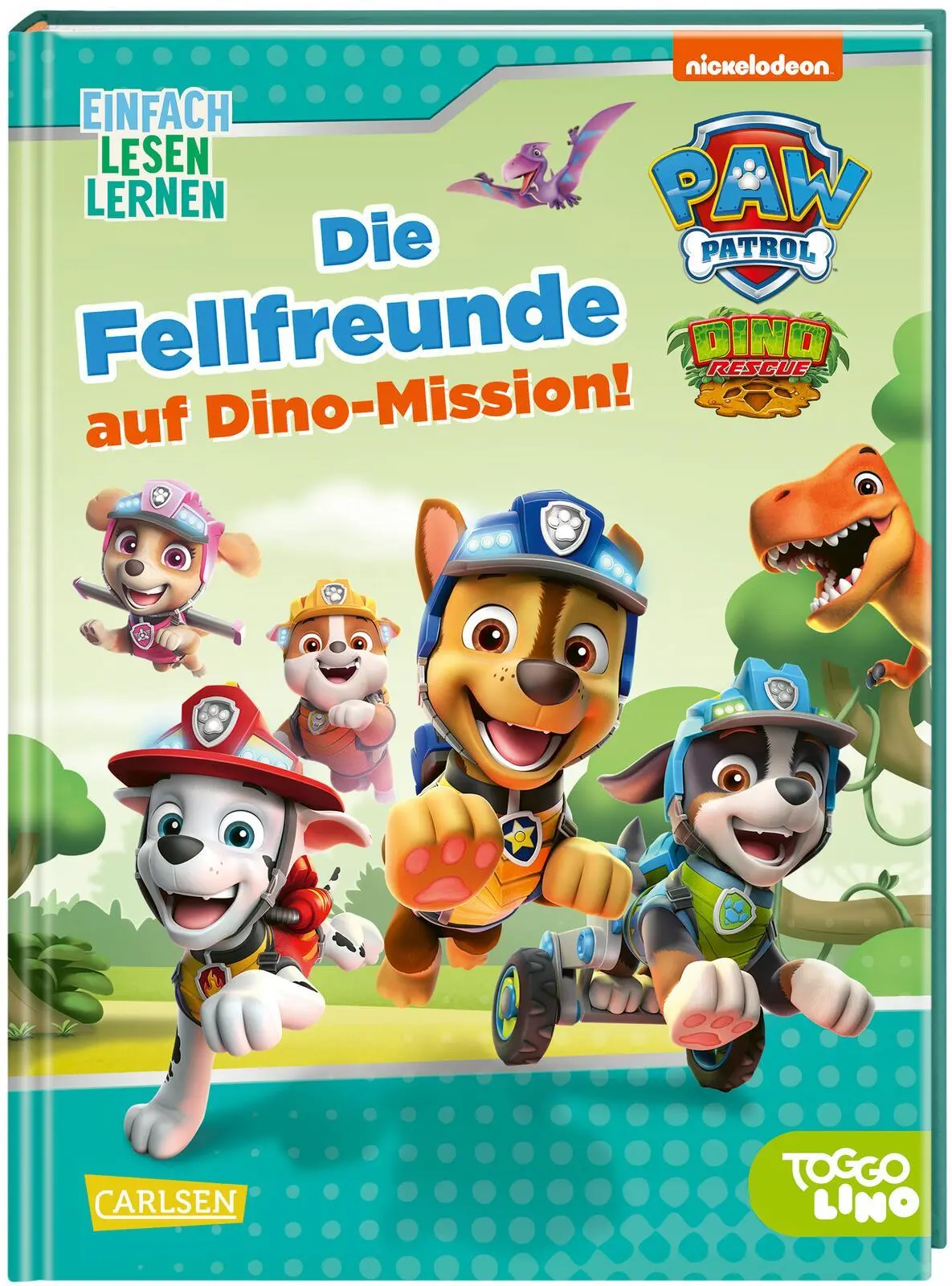 Cover: 9783551690715 | PAW Patrol Erstlesebuch: Die Fellfreunde auf Dino-Mission! | Lon