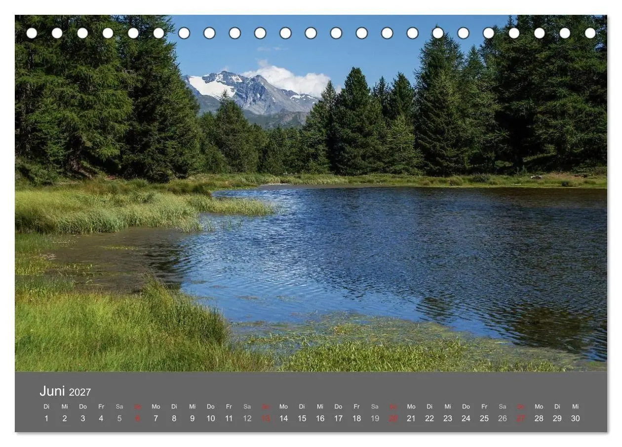 Bild: 9783594020715 | Wallis. Perle der Schweiz (Tischkalender 2027 DIN A5 quer),...