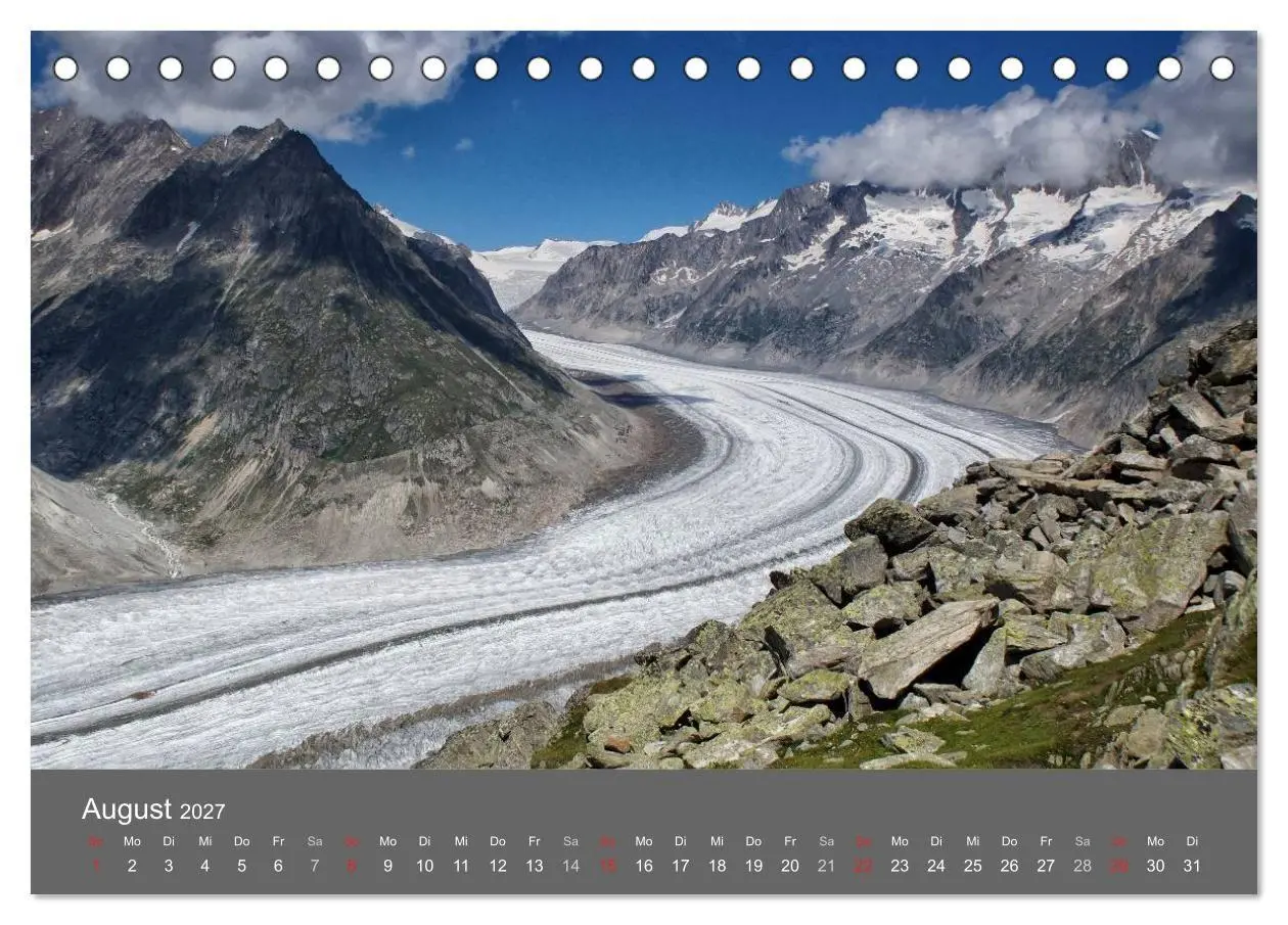 Bild: 9783594020715 | Wallis. Perle der Schweiz (Tischkalender 2027 DIN A5 quer),...