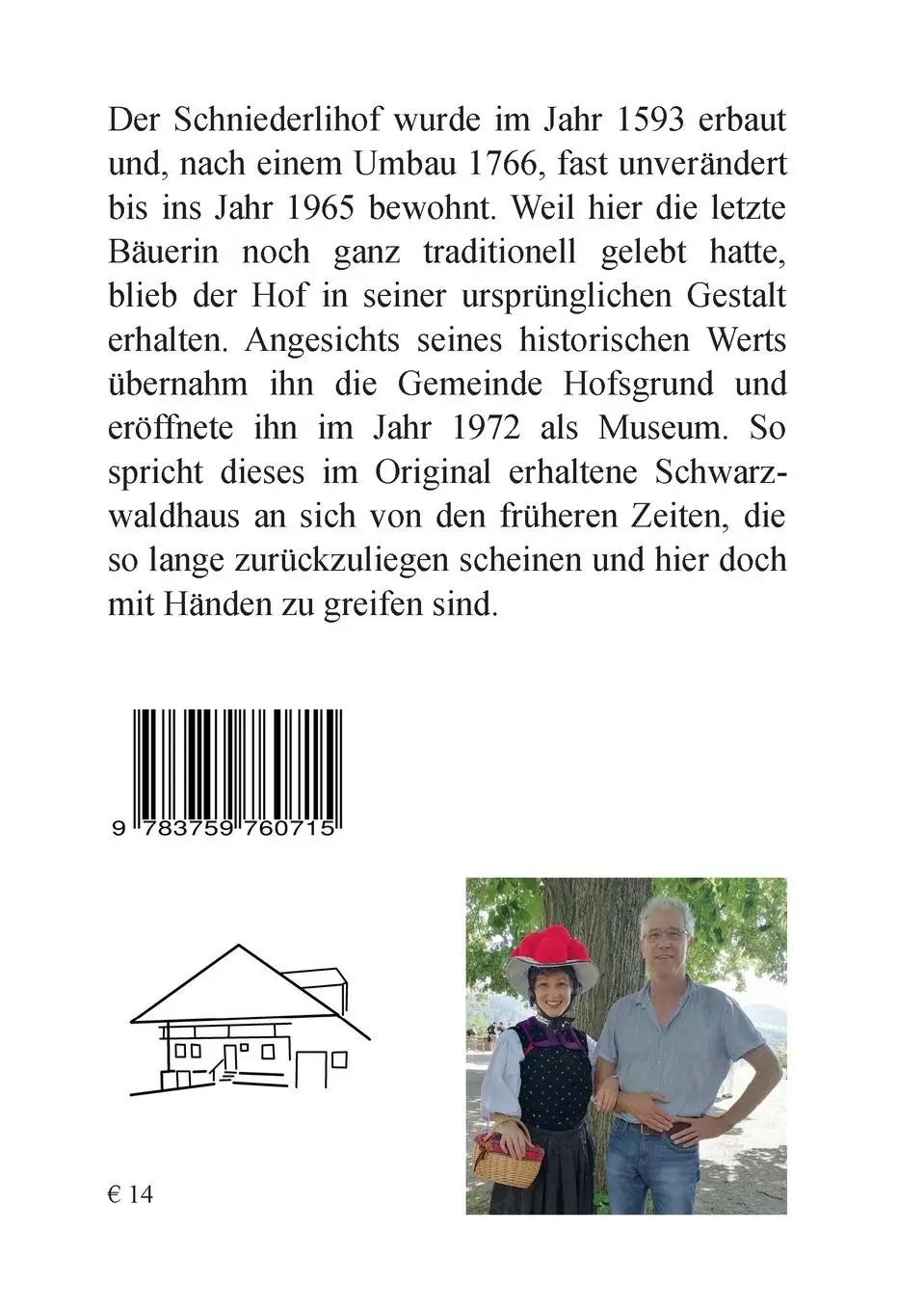 Rückseite: 9783759760715 | Schniederlihof | Andreas Venzke | Taschenbuch | 100 S. | Deutsch